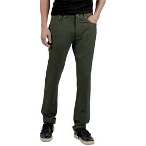 Wooly Mens Size 34 34x26 Dark Green Merino Wool Longhaul Pants